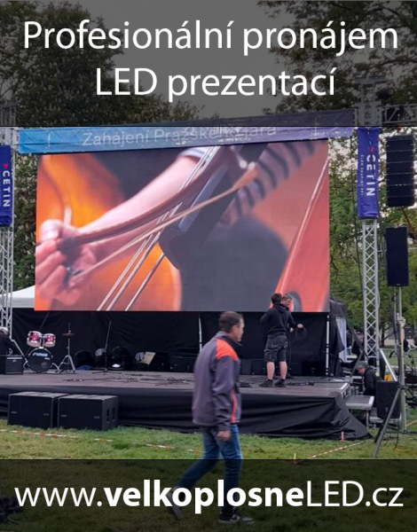 Profesionální pronájem LED prezentací