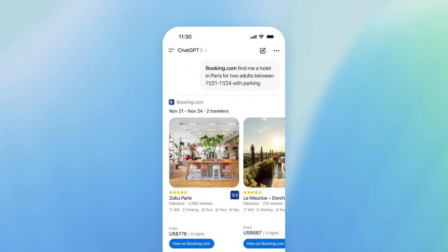 Konec klasických aplikací? ChatGPT se propojí s Canvou, Spotify i Bookingem