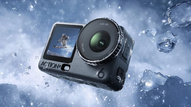 Kamera DJI Osmo Action 6 umí fyzicky měnit clonu a má čtvercový snímač jako iPhone