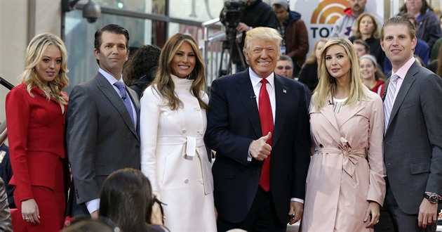 Manželky, synové a dcery Donalda Trumpa. Kdo z nich nosí české jméno?