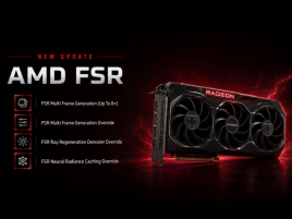 AMD posouvá FSR, přidává MFG až 8×, MFG override, RRD override a NRC override