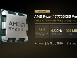 Ryzen 7 7700X3D vydán: FPS nad Core Ultra 7 270K+, spotřeba téměř poloviční