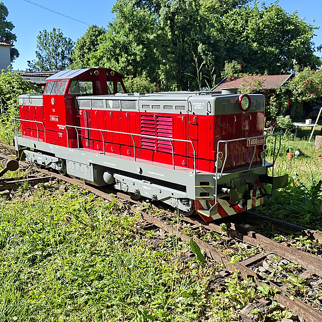Tento model lokomotivy T 466.0 utáhne i 800 kg a klidně vás sveze
